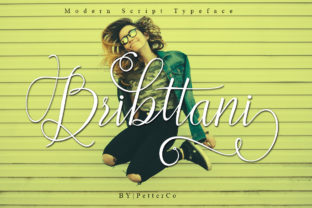 Bribttani Script: A Modern Calligraphy Font for Elegant Projects