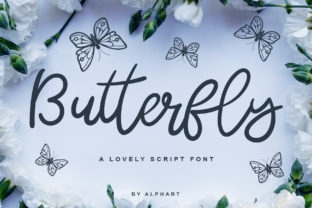 Butterfly Script: A Sweet, Elegant Handwritten Font for Creative Projects