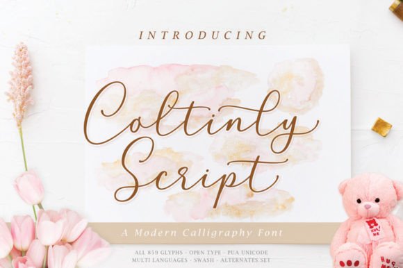 Coltinly Script: A Modern Calligraphy Font for Creative Projects