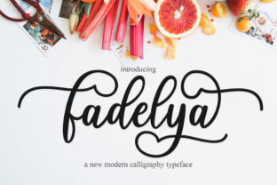 Fadelya Script: The Modern Calligraphy Font for Creative Brands