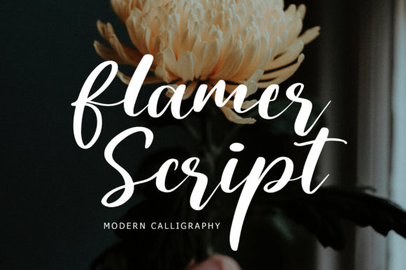 Flamer Script: Where Bold Strength Meets Elegant Flow