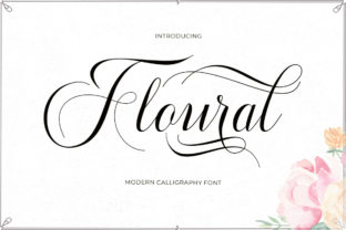 Floural Script: Elevating Design with Elegant Calligraphy