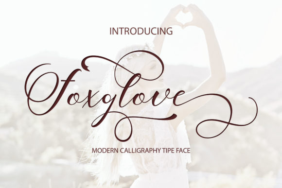Foxglove Script: Elegance for Your Creative Projects
