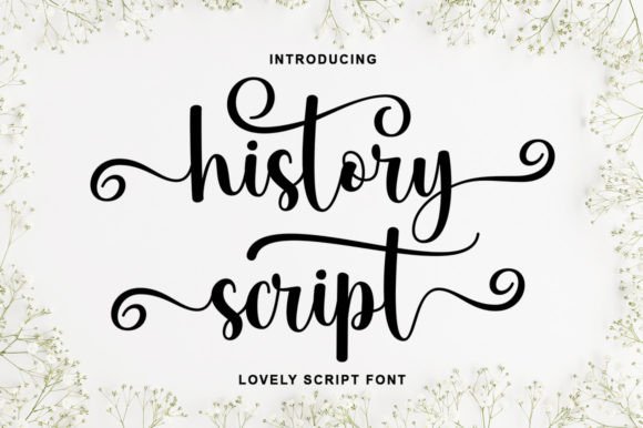 History Script: The Modern Calligraphy Font for Timeless Design