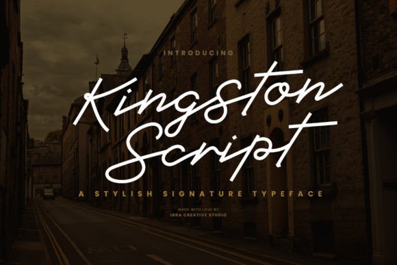 Kingston Script: A Signature Font with Historical Allure