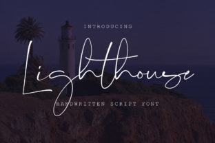 Lighthouse Script: The Modern Cursive for Elegant Design