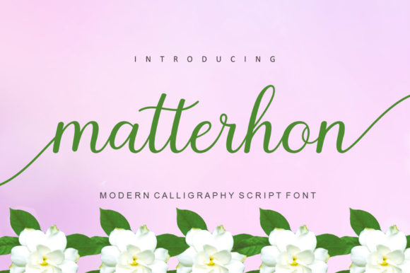 Matterhon Script: A Modern Handwritten Font for Personal Branding