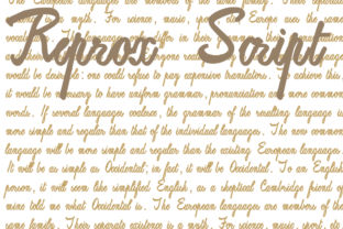 Reprox Script: A Bold Handwritten Font with Real Character