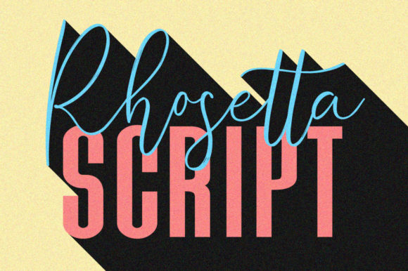 Rhosetta Script: A Dynamic Duo for Modern Design
