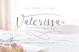 Valerissa Script: A Calligraphy Font for Elegant Design